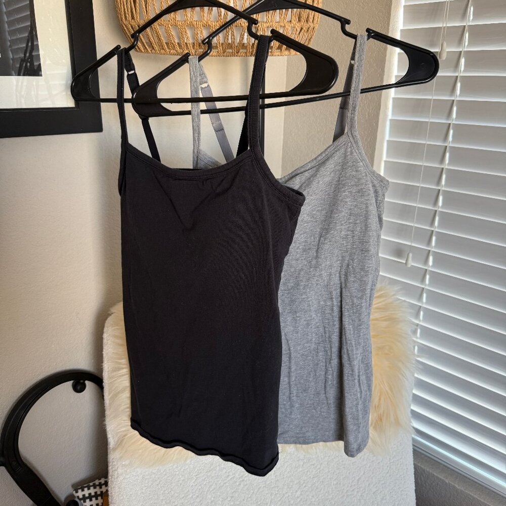 Duluth Women's No-Yank Shelf Bra Cami Bundle - Womens XS